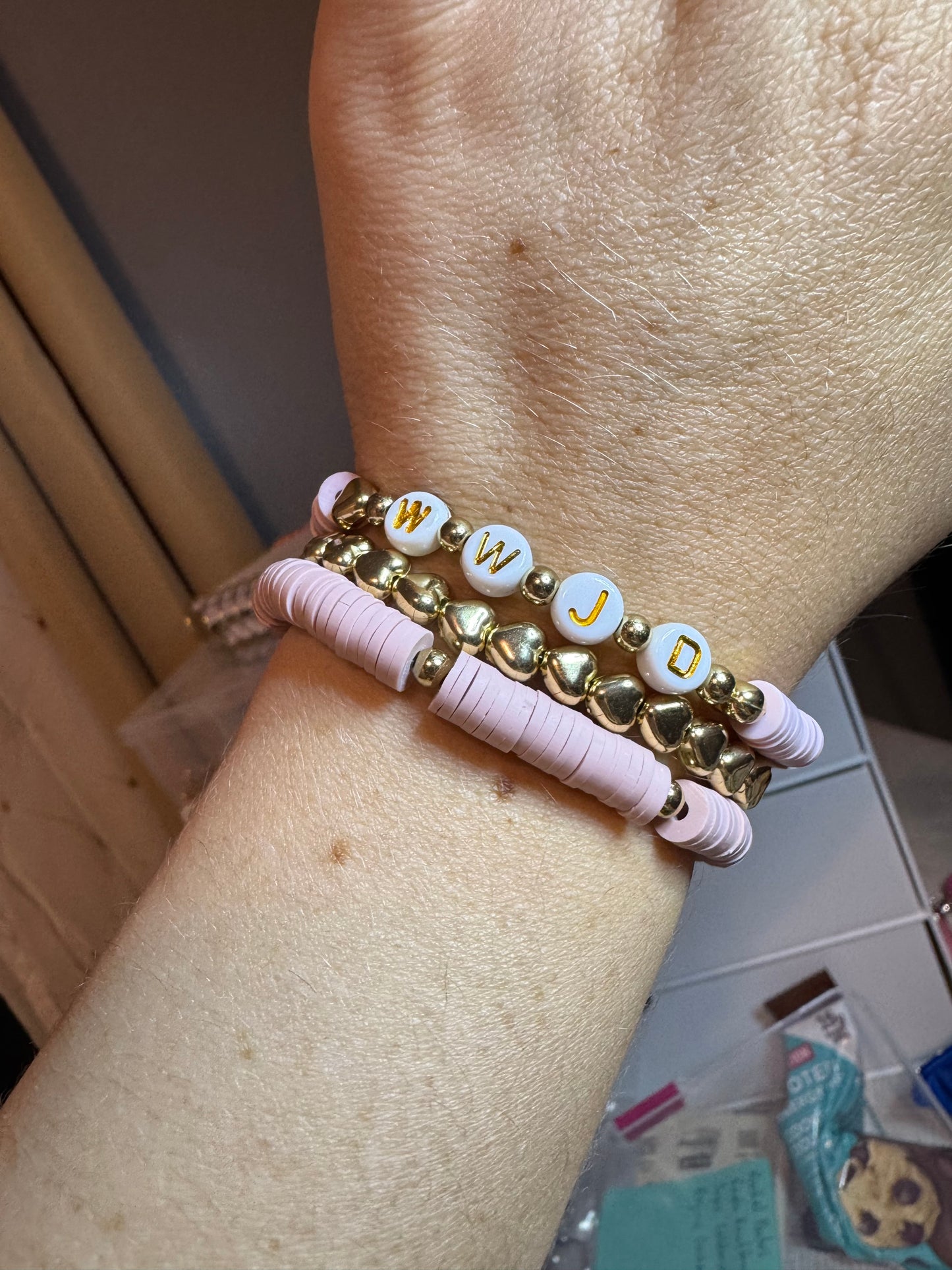 clay bead bracelets