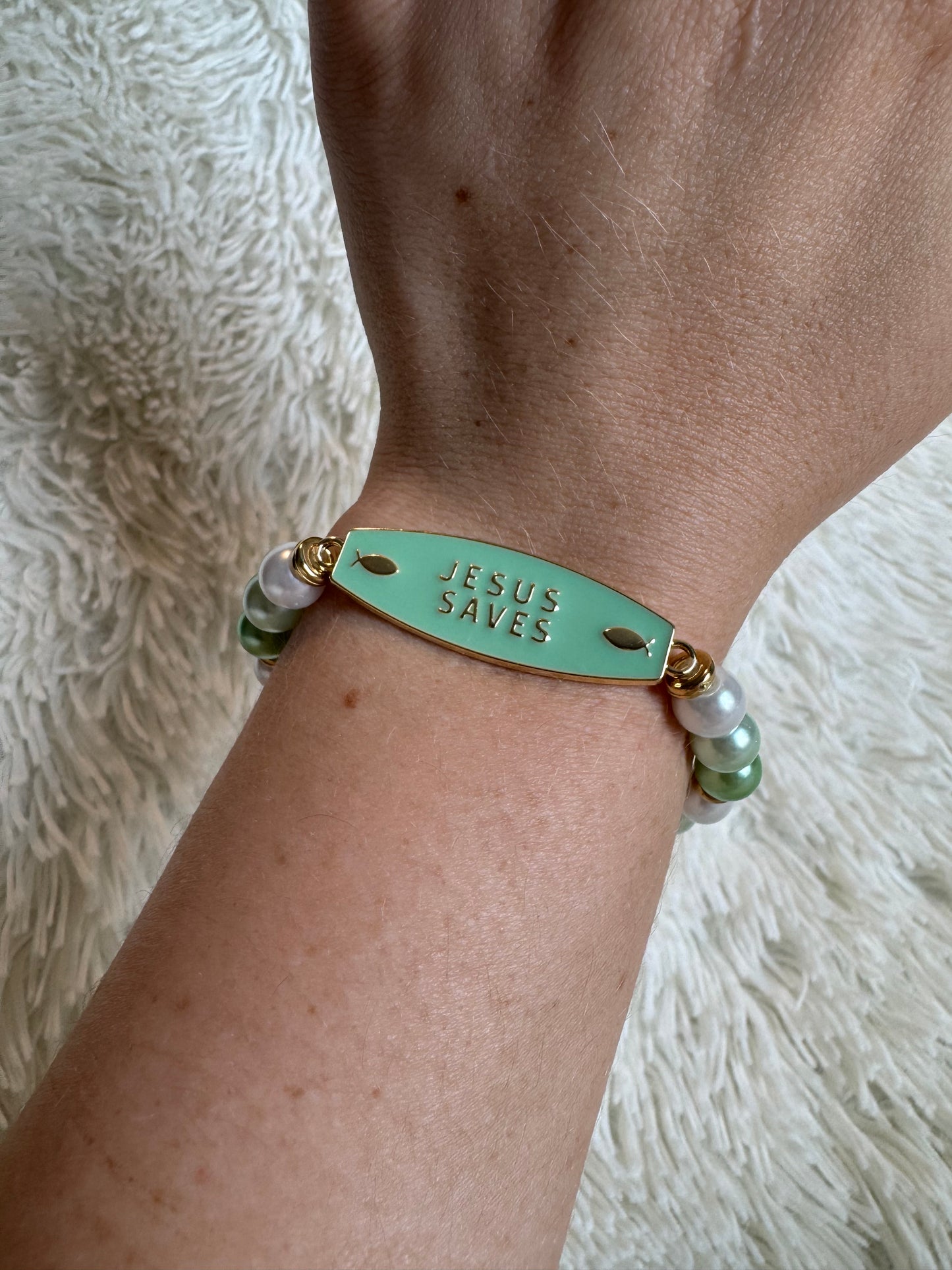 Beaded bracelets w/ charm