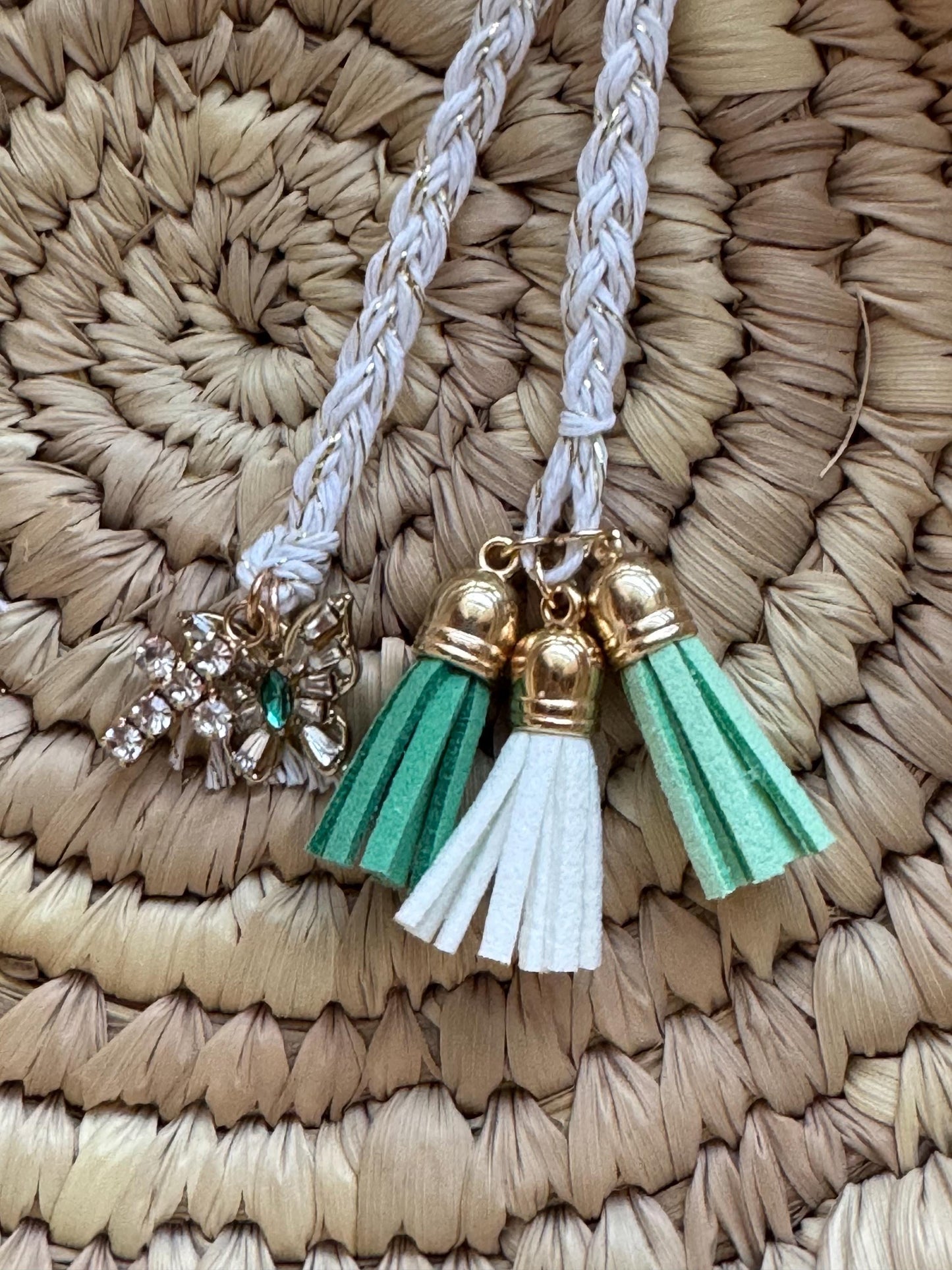 Gold Braided Bible Bookmark w/ tassels