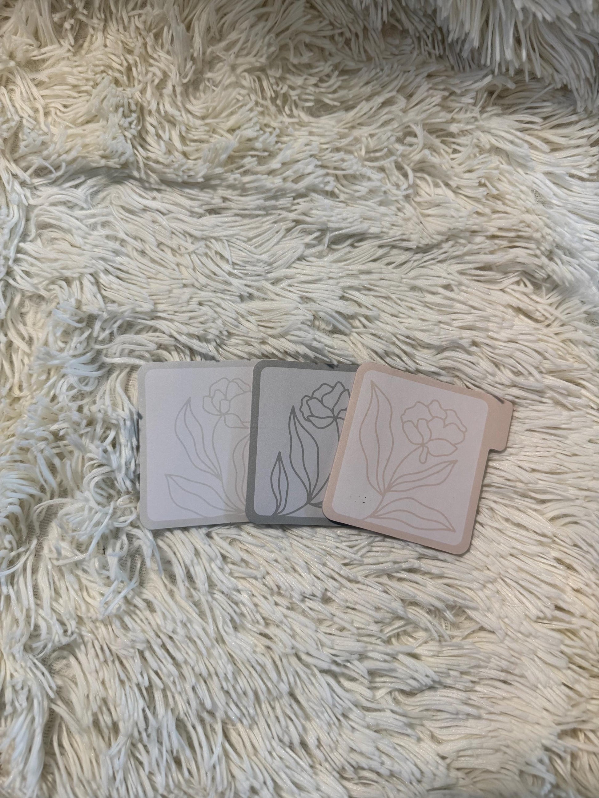 Pastel Floral Sticky Notes