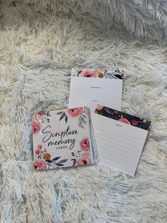 Scripture memory cards
