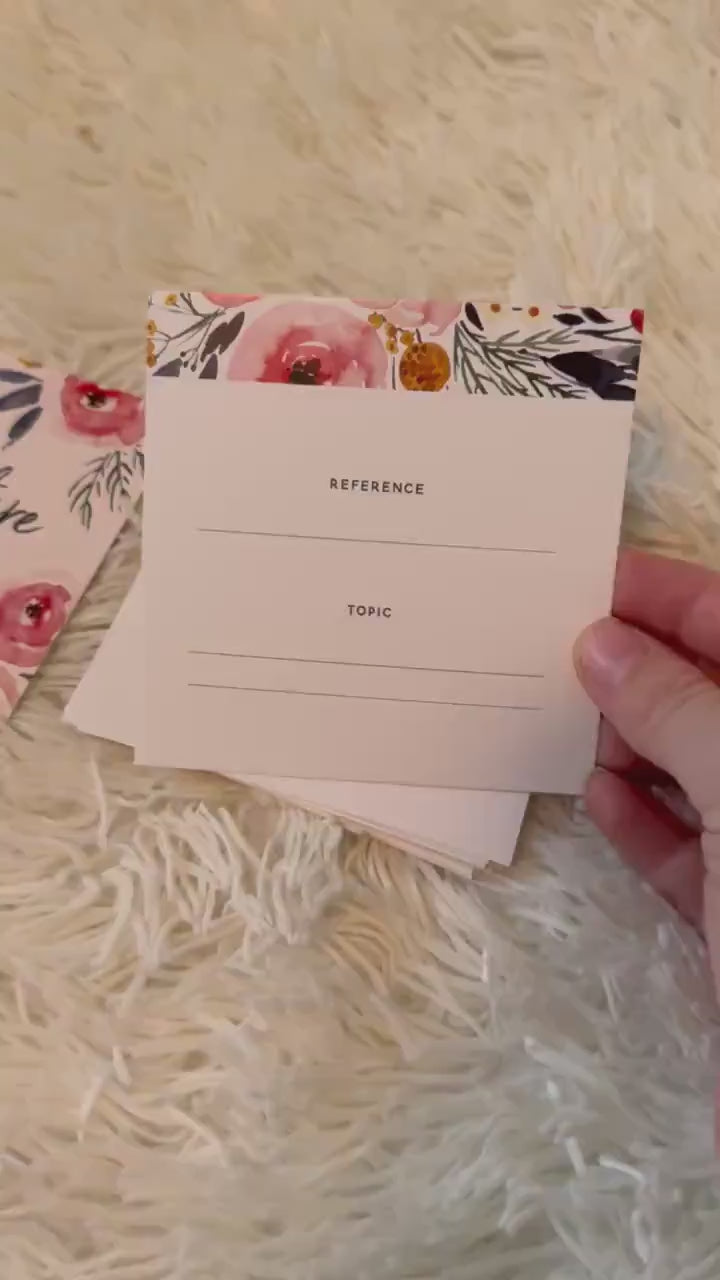 Scripture memory cards